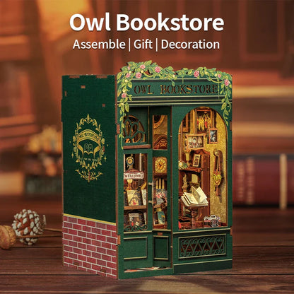 DIY Book Nook Kit | Owl Bookstore