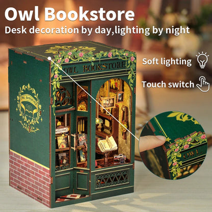 DIY Book Nook Kit | Owl Bookstore
