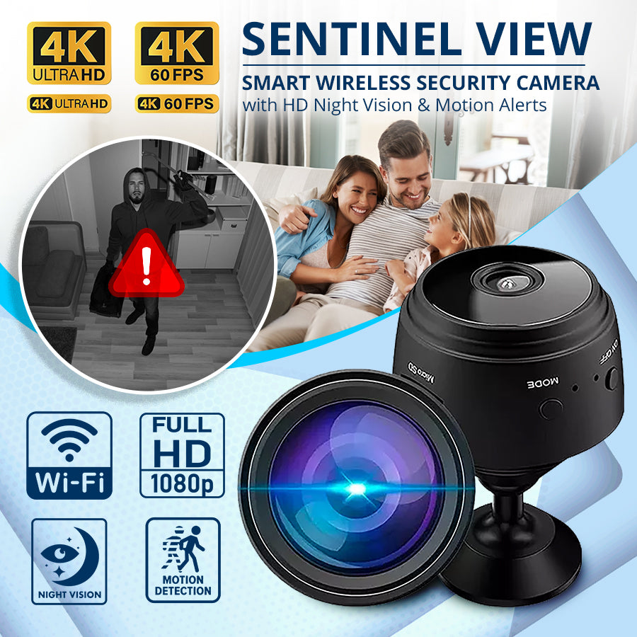 🛡️Seurico™ - Smart Wireless Security Camera with HD Night Vision & Motion Alerts