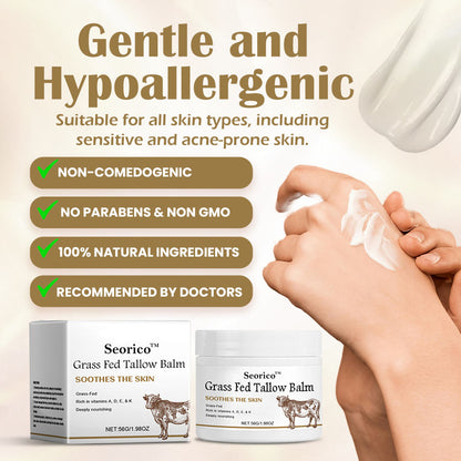 🤍Seurico™ Grass Fed Tallow Balm - 100% Natural Solution for Radiant Skin