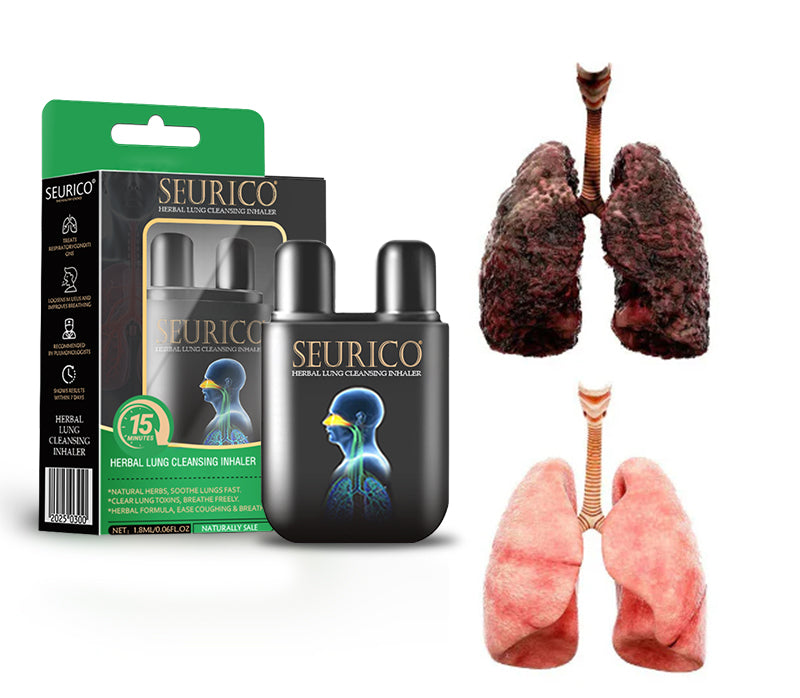 💜✅Official Store Seurico™  herbal lung cleansing inhaler 👨‍⚕️FDA Certification(💝 Cough, wheezing, shortness of breath, sputum, stuffy nose, bronchitis, bronchitis, allergy symptoms, lung discomfort💝)