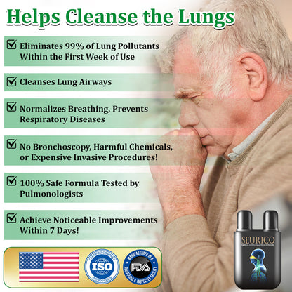 💜✅Official Store Seurico™  herbal lung cleansing inhaler 👨‍⚕️FDA Certification(💝 Cough, wheezing, shortness of breath, sputum, stuffy nose, bronchitis, bronchitis, allergy symptoms, lung discomfort💝)