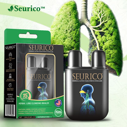 💜✅Official Store Seurico™  herbal lung cleansing inhaler 👨‍⚕️FDA Certification(💝 Cough, wheezing, shortness of breath, sputum, stuffy nose, bronchitis, bronchitis, allergy symptoms, lung discomfort💝)