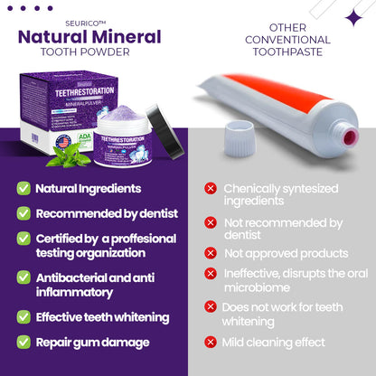 Seurico™ Natural Mineral Tooth Powder 🧑🏽‍⚕️TGA-Certified