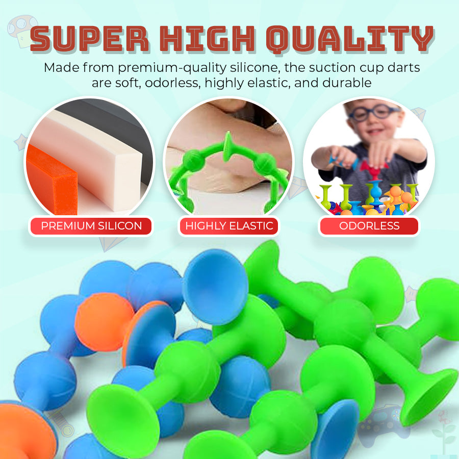 Seurico™ Suction Cup Dart Game – Family-Friendly Fun for Any Setting!