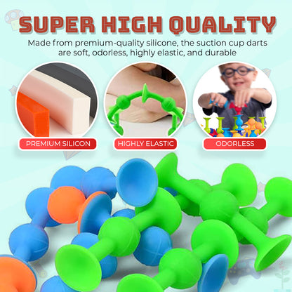 Seurico™ Suction Cup Dart Game – Family-Friendly Fun for Any Setting!