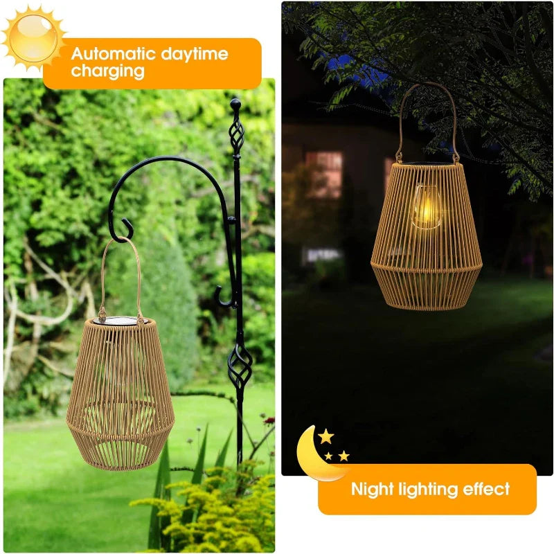 👻 Halloween Sale 49% OFF 👻 Kaliiqo™ Solar Radiant Rattan Glow Lantern
