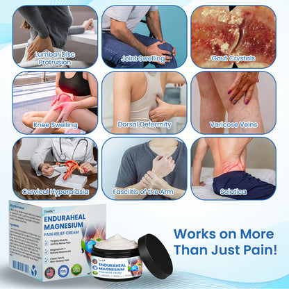 Timllk® EnduraHeal Magnesium Pain Relief Cream (Treats Arthritis, Neuropathy, Rheumatism, Sports Injuries & More)