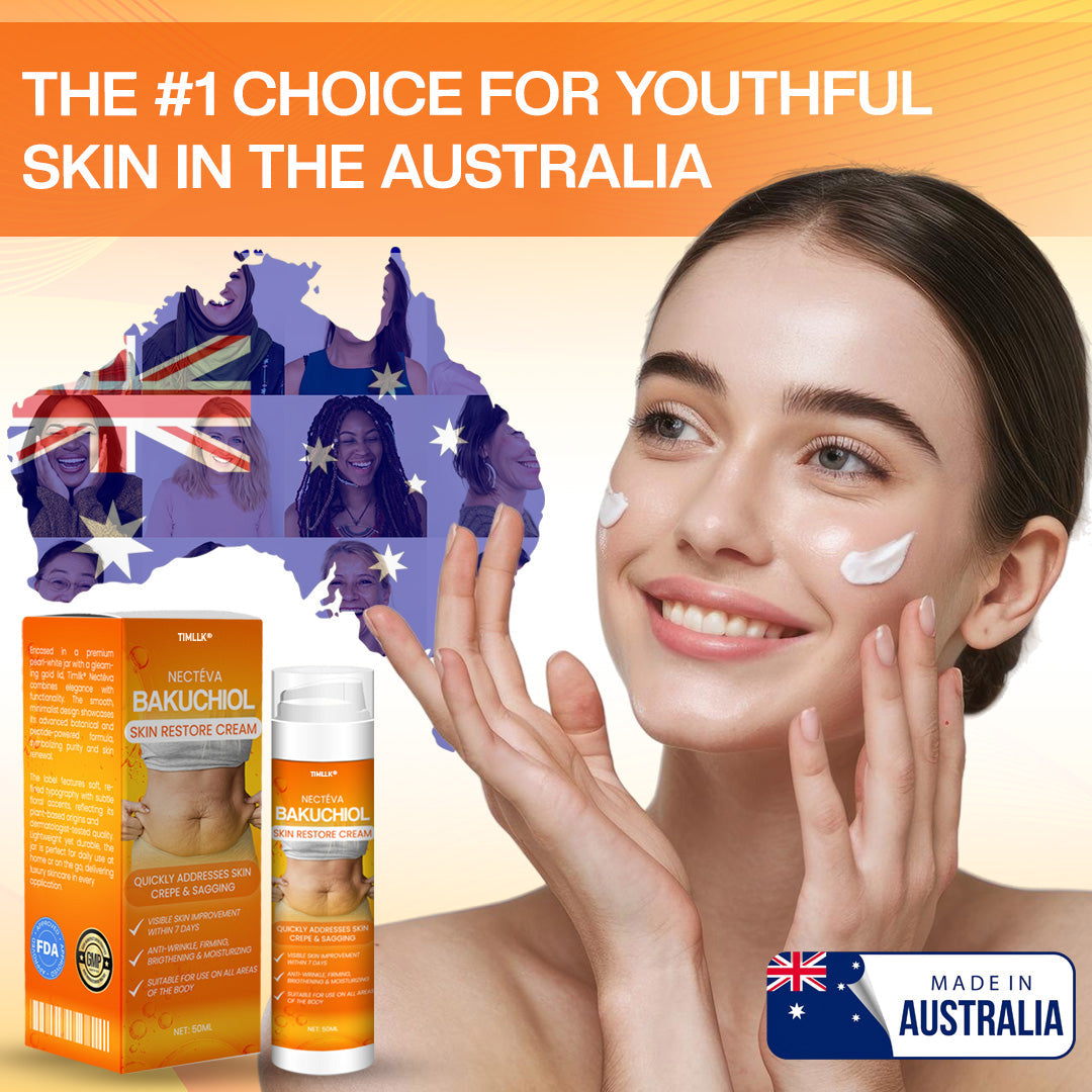 TIMLLK® Nectéva Bakuchiol Skin Restore Cream - (Anti-aging, Hydrating, Skin Firming & Lifting)