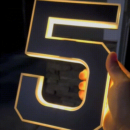 🔥Hot Sale 49% OFF🎁✨ Solar Lighted House Number - Waterproof LED Address Sign