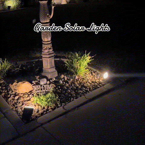 Kaliiqo™ Solar Ground & Wall Light – Dual Lighting Modes