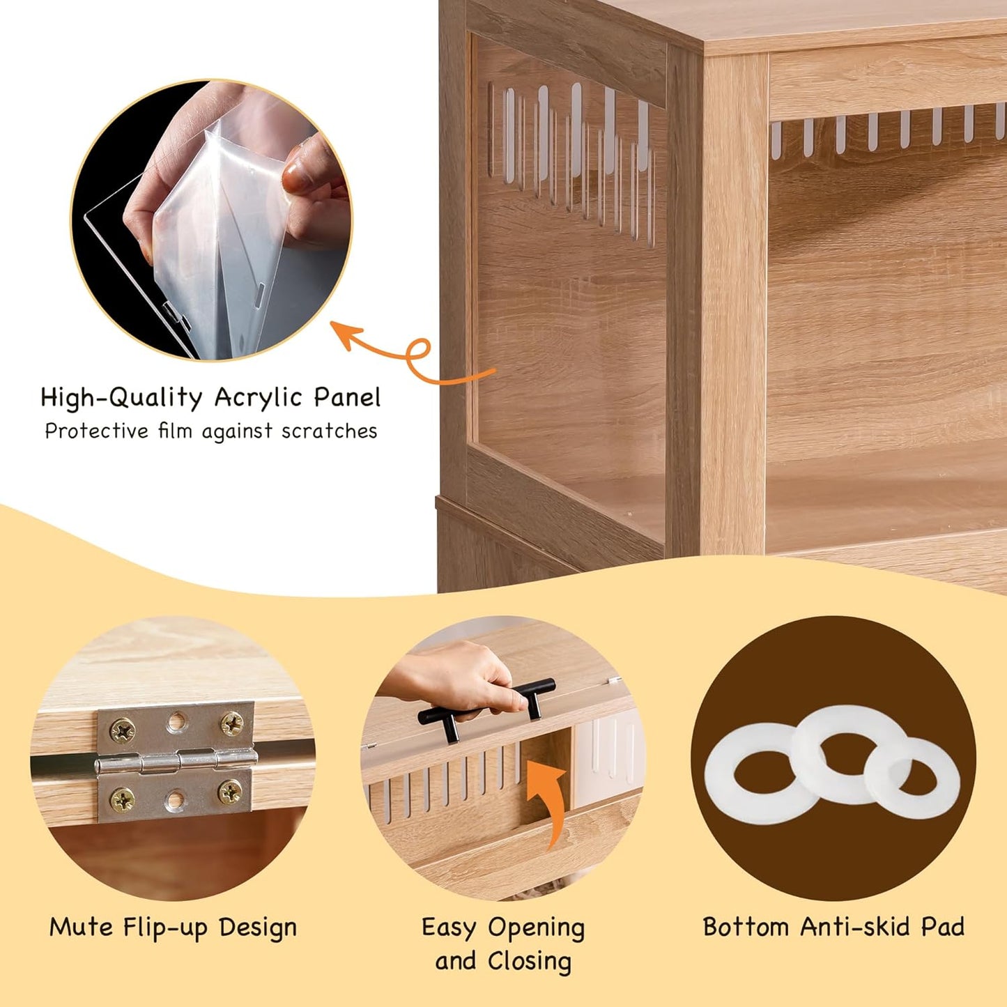 Large Wooden Hamster Cage