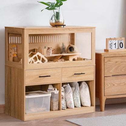 Large Wooden Hamster Cage