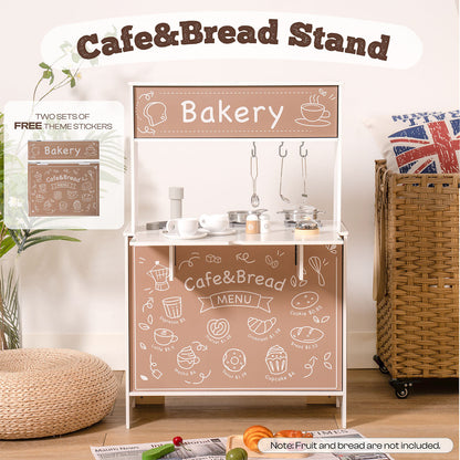 ROBUD Pretend Toddlers Kitchen Toy with DIY Creative Chalkboard WCF06