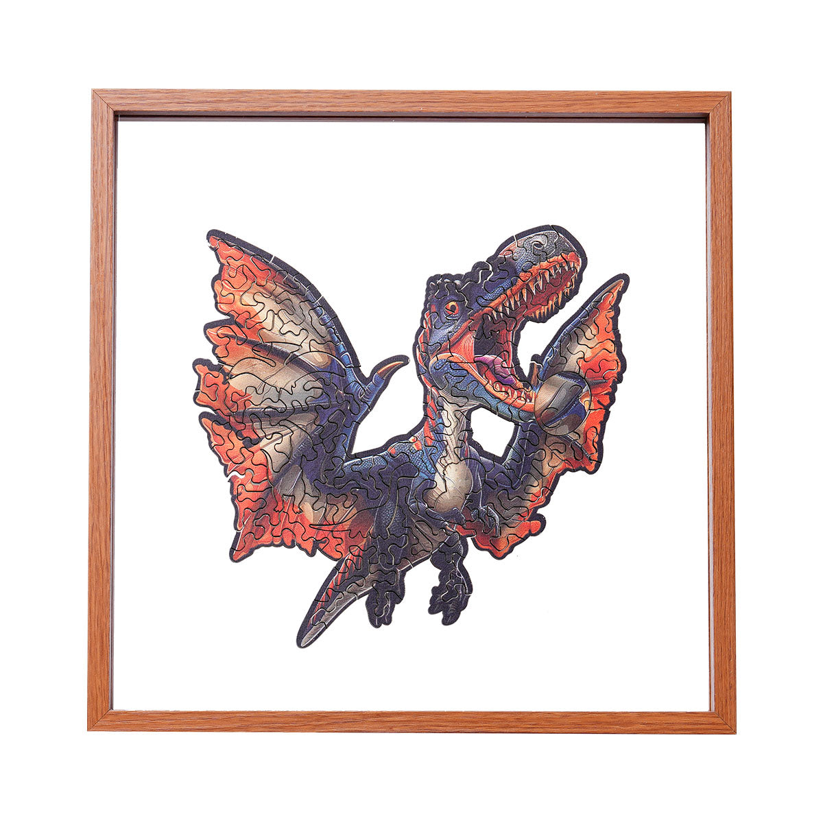 ROBOTIME Fierce Pterosaur Wooden Jigsaw Puzzle with Frame