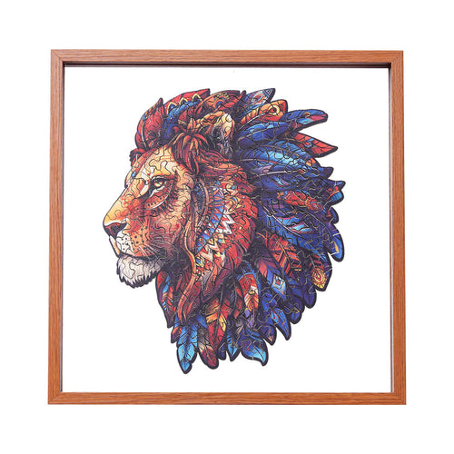 ROBOTIME The Lion King Wooden Jigsaw Puzzle with Frame
