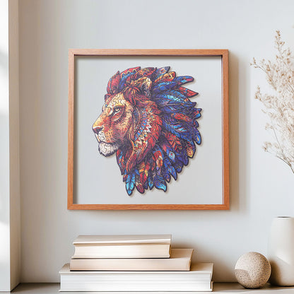 ROBOTIME The Lion King Wooden Jigsaw Puzzle with Frame