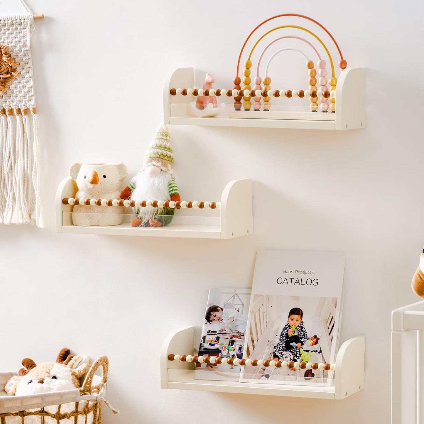 ROBUD Nursery Floating Shelves for Wall