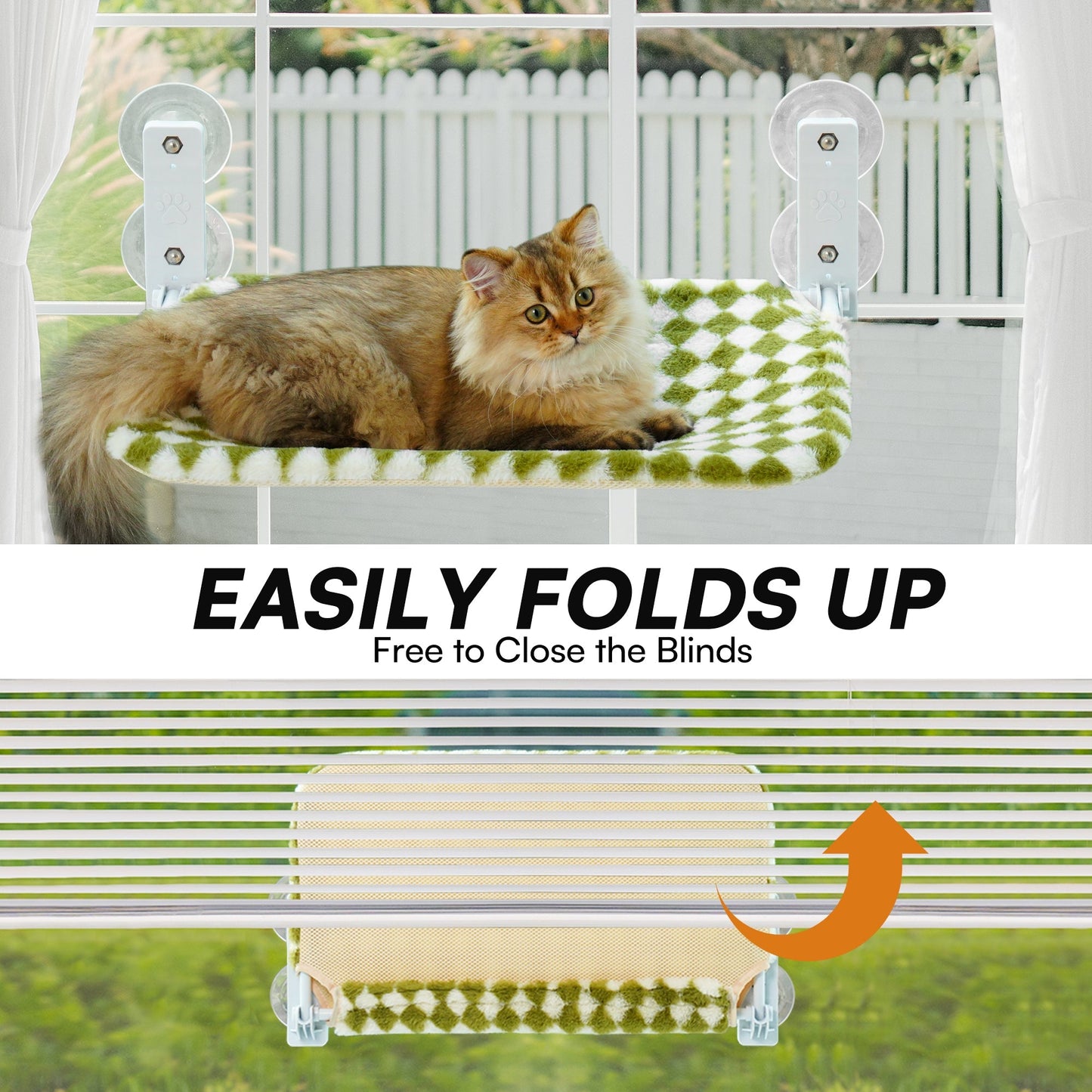 Zion Diamond Foldable Cat Window Perch