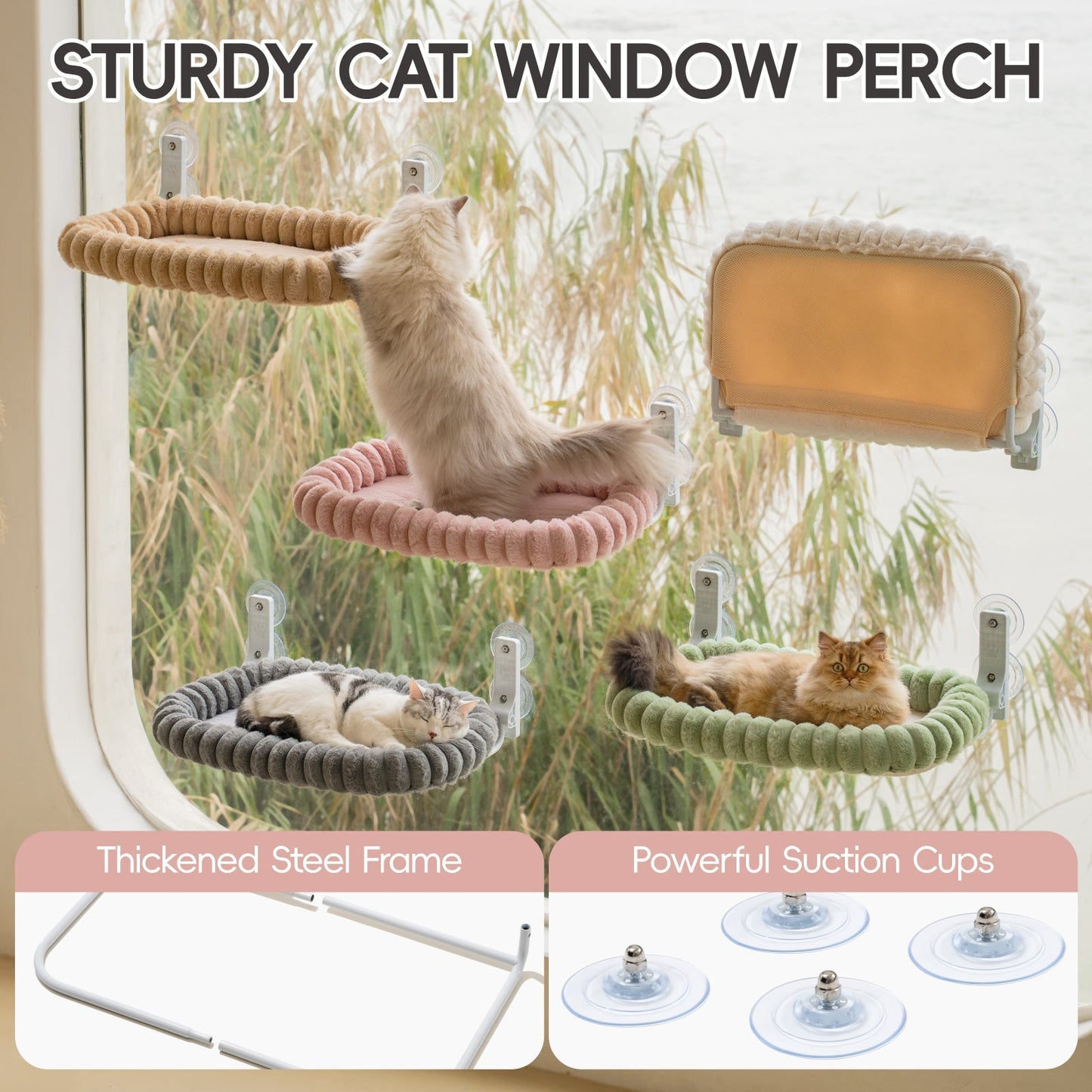 Aspen Foldable Cat Window Perch Pro
