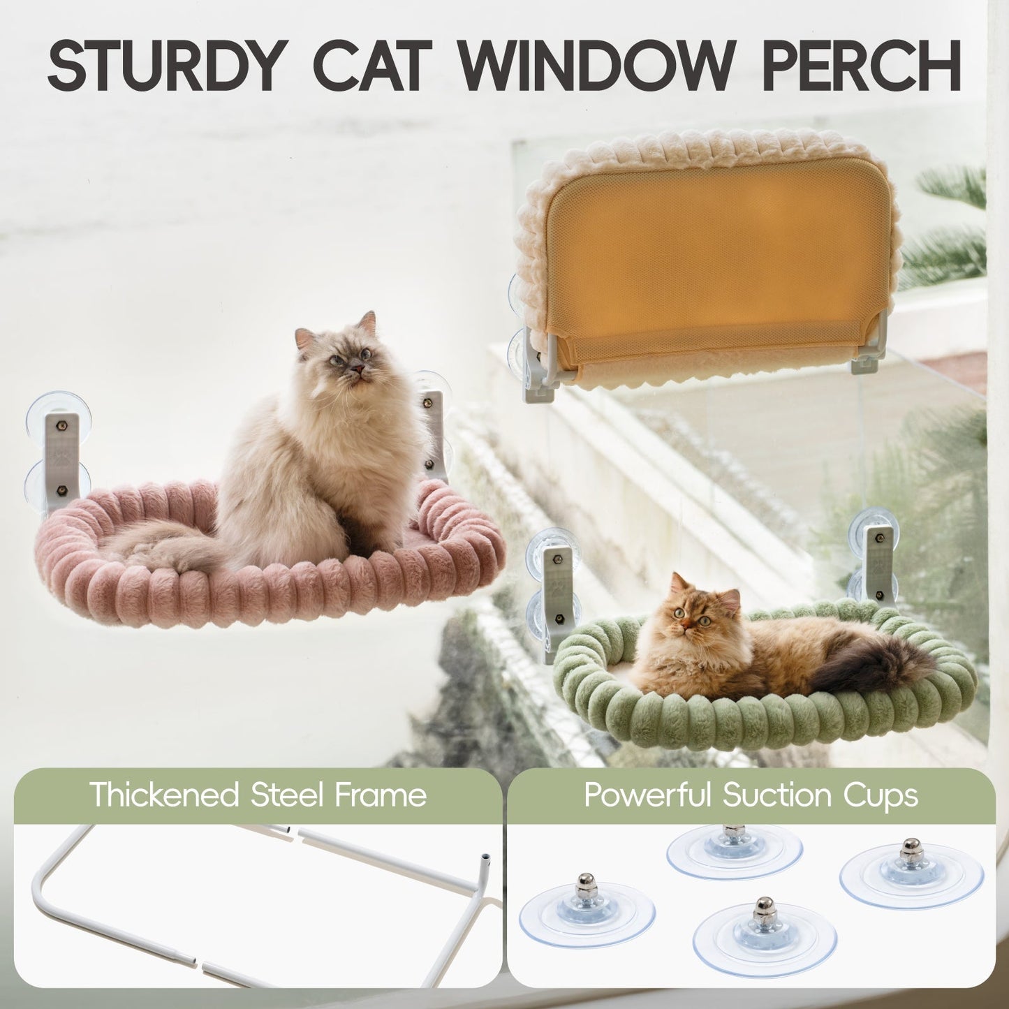 Aspen Foldable Cat Window Perch Pro