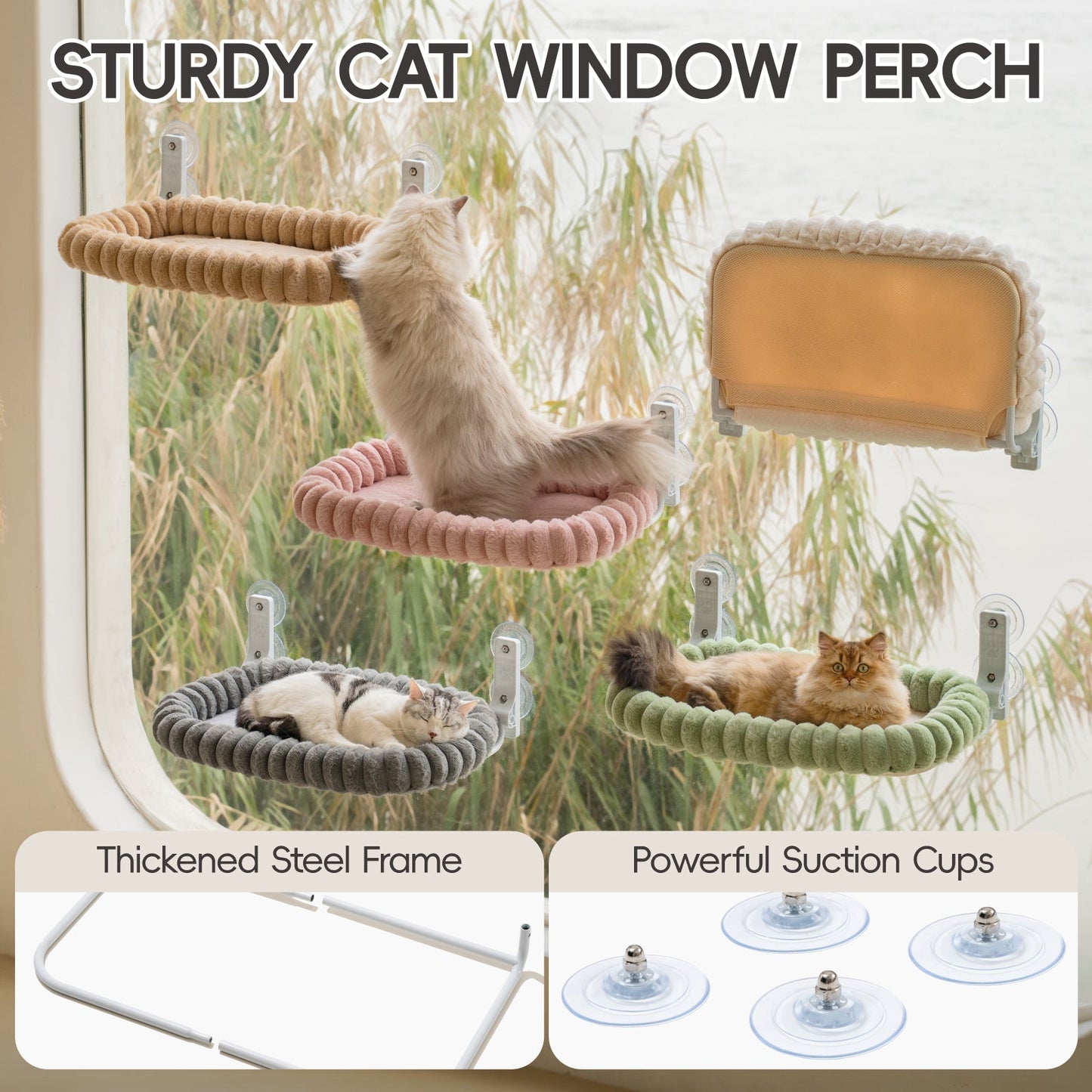 Aspen Foldable Cat Window Perch Pro