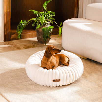 Aspen Fleece Cat & Dog Donut Bed