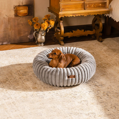 Aspen Fleece Cat & Dog Donut Bed