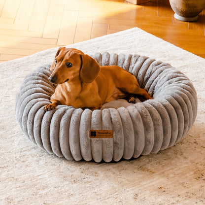 Aspen Fleece Cat & Dog Donut Bed