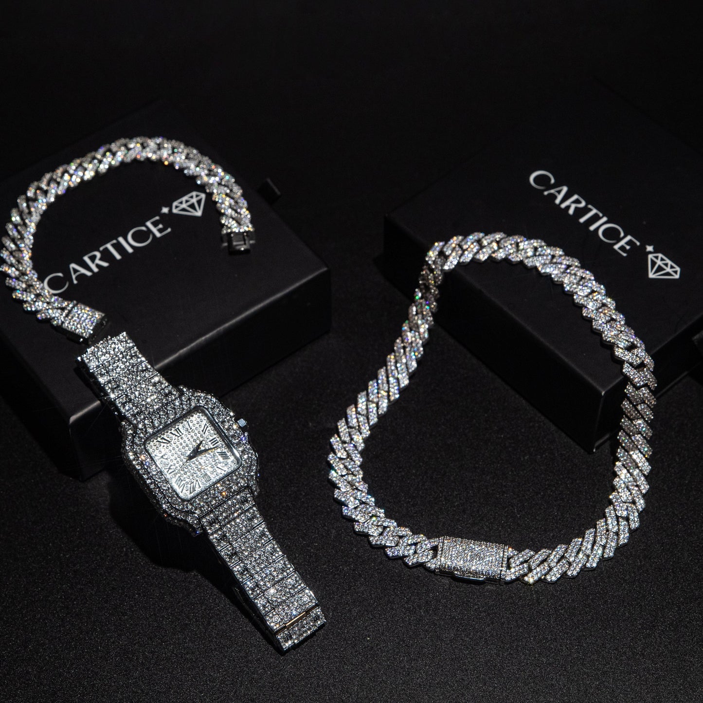 Cartice Royale The Quintessential Iced Diamond Wristwear