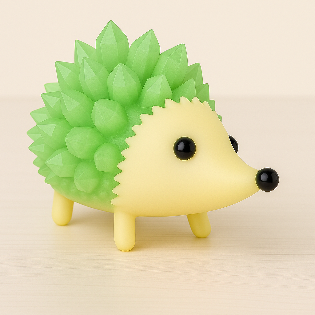 Hedgie Crystal Growing Kit – Colorful Hedgehog with Sparkly Crystals in 24H