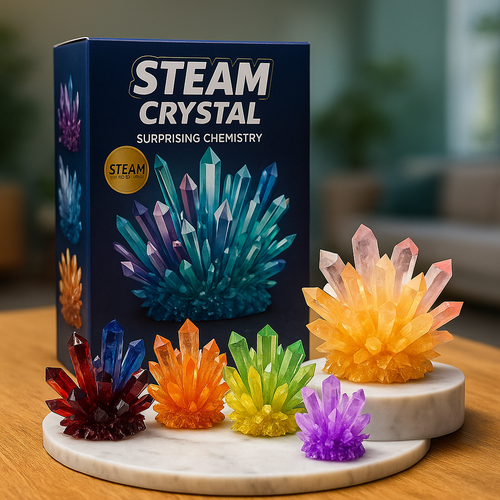 Crystiq National Geographic Vibrant Crystal Growing Kit