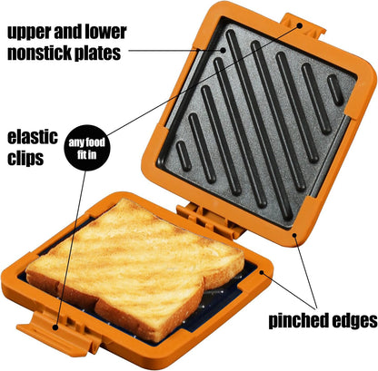 3‑Minute Microwave Toastie Maker – Sealed Hot Sandwiches in Minutes 🔥BUY 2 GET 20% OFF🔥