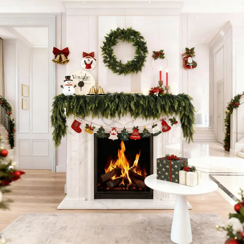 🎄Christmas Sale - 59% OFF🎁 Realistic Christmas Cedar Garland for Holiday Decor