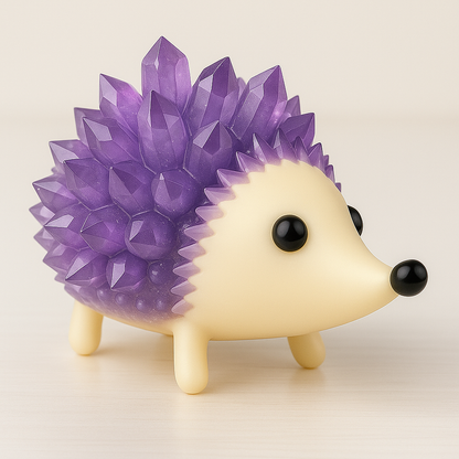 Hedgie Crystal Growing Kit – Colorful Hedgehog with Sparkly Crystals in 24H