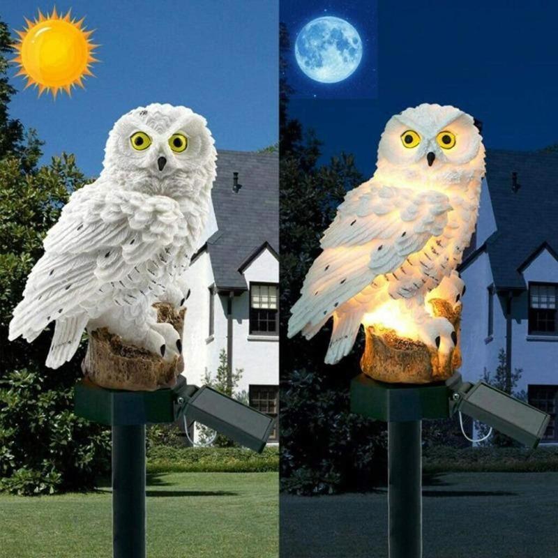 🎄 Christmas Flash Sale 🎁 49% OFF ✨ Owl Solar Garden Light – Waterproof Solar-Powered Outdoor Pathway Ornament