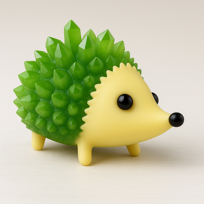 Hedgie Crystal Growing Kit – Colorful Hedgehog with Sparkly Crystals in 24H