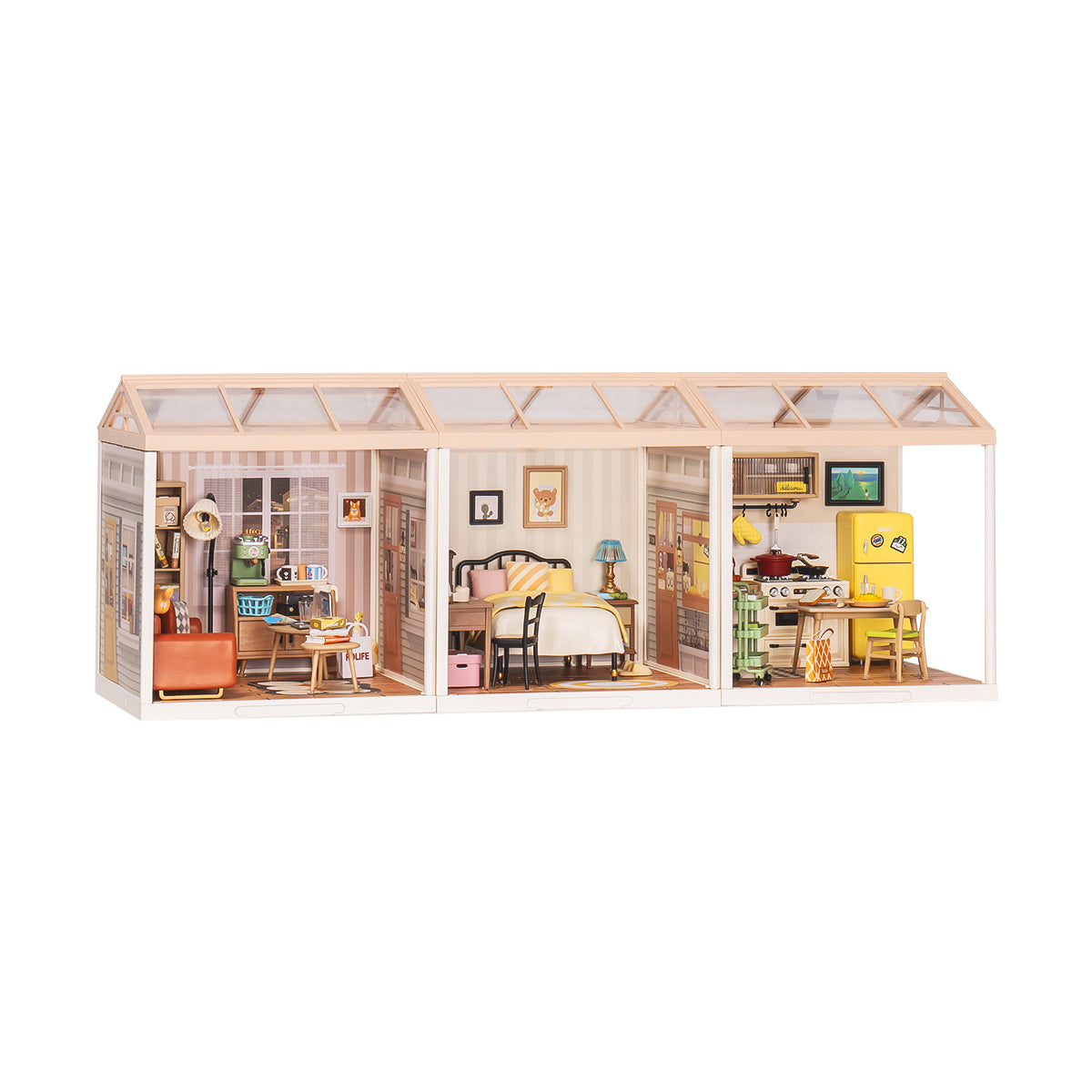 Rolife Super Creator Plastic Diy Mini House 3 in ¡ªShape