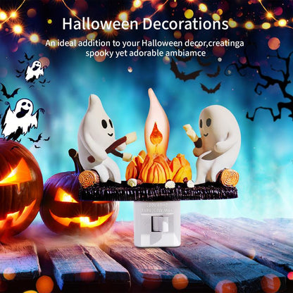 👻Ghost Campfire Flickering Nightlight