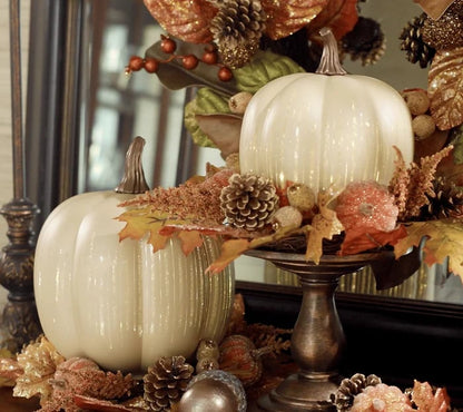 🎃Halloween Sale 49% OFF🎃Valerie's Starry Harvest Pumpkin: Limited Edition with Starry Night Design & Celestial Light Show