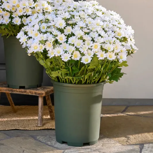 💥Last Day Each- Artificial Outdoor Sunset Mums Flowers -  Waterproof, Windproof