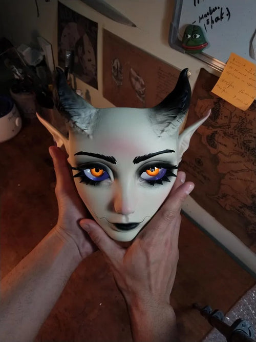 🔥LAST DAY 49% OFF - 🎭Babydoll Mask: Quality and adjustable for comfort😈