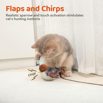 Interactive Chirping Bird Cat Toy -Say Goodbye to Loneliness, Hello to Instinct! 🐾