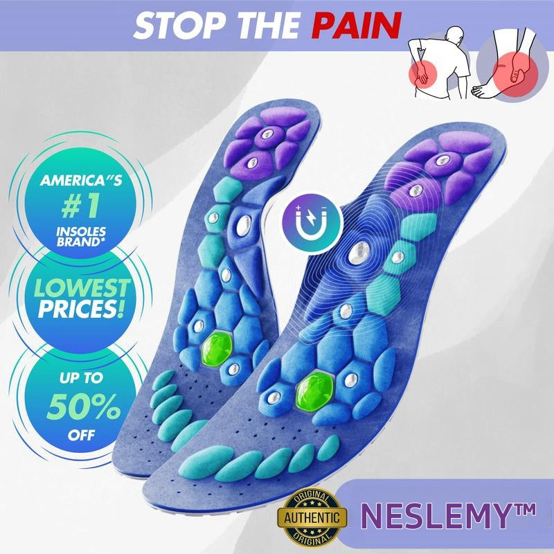 Orthopaedic magnetic acupressure insole