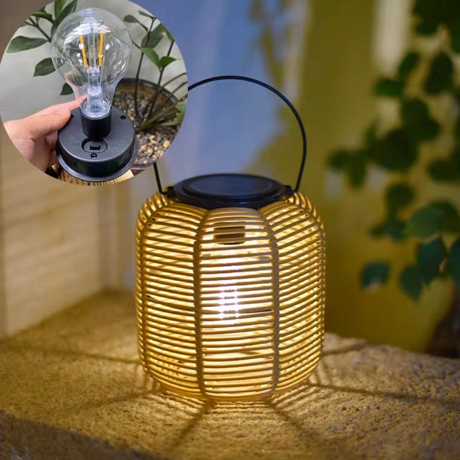 👻 Halloween Sale 49% OFF 👻 Kaliiqo™ Solar Radiant Rattan Glow Lantern