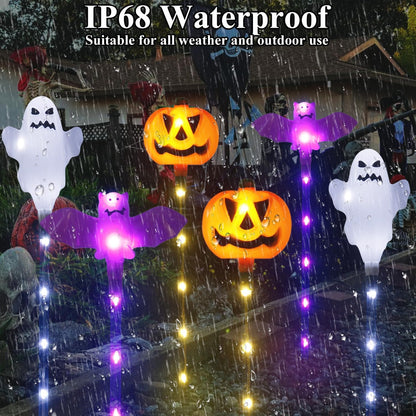 👻Halloween Early Discount 49% Off👻 A Set Of 6 Pcs, Halloween Solar Garden Lights
