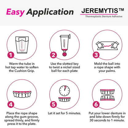 🦷[Official Brand Store] JEREMYTIS™ Thermoplastic Denture Adhesive
