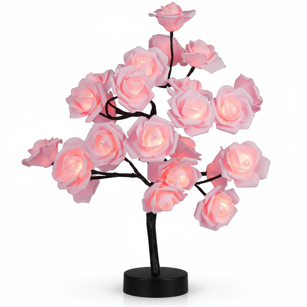 🌹Holiday Mega Sale 🎁 65% OFF ✨ Rose LED Tree Lamp – The Perfect Blooming Gift to Brighten Her Christmas!