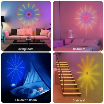 🎆 Christmas Sale – 50% OFF 🎁 Firework LED Light Strip for Stunning Room & Holiday Décor! 💡