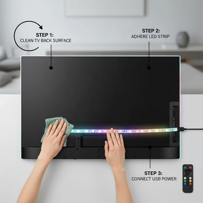 🎅 Christmas Sale - 50% OFF 🎁 Smart Waterproof LED Strip Lights for Indoor & Outdoor Decor!💡